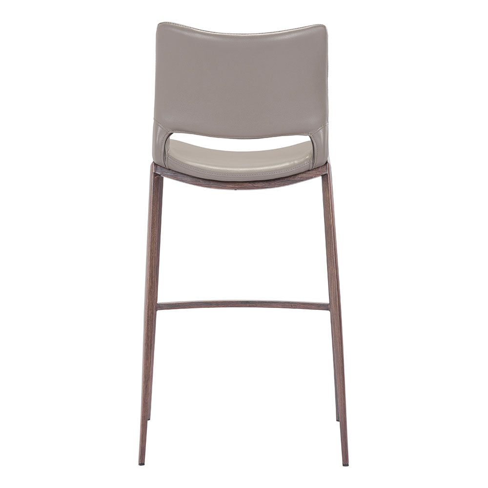 ACE BARSTOOL BROWN & WALNUT