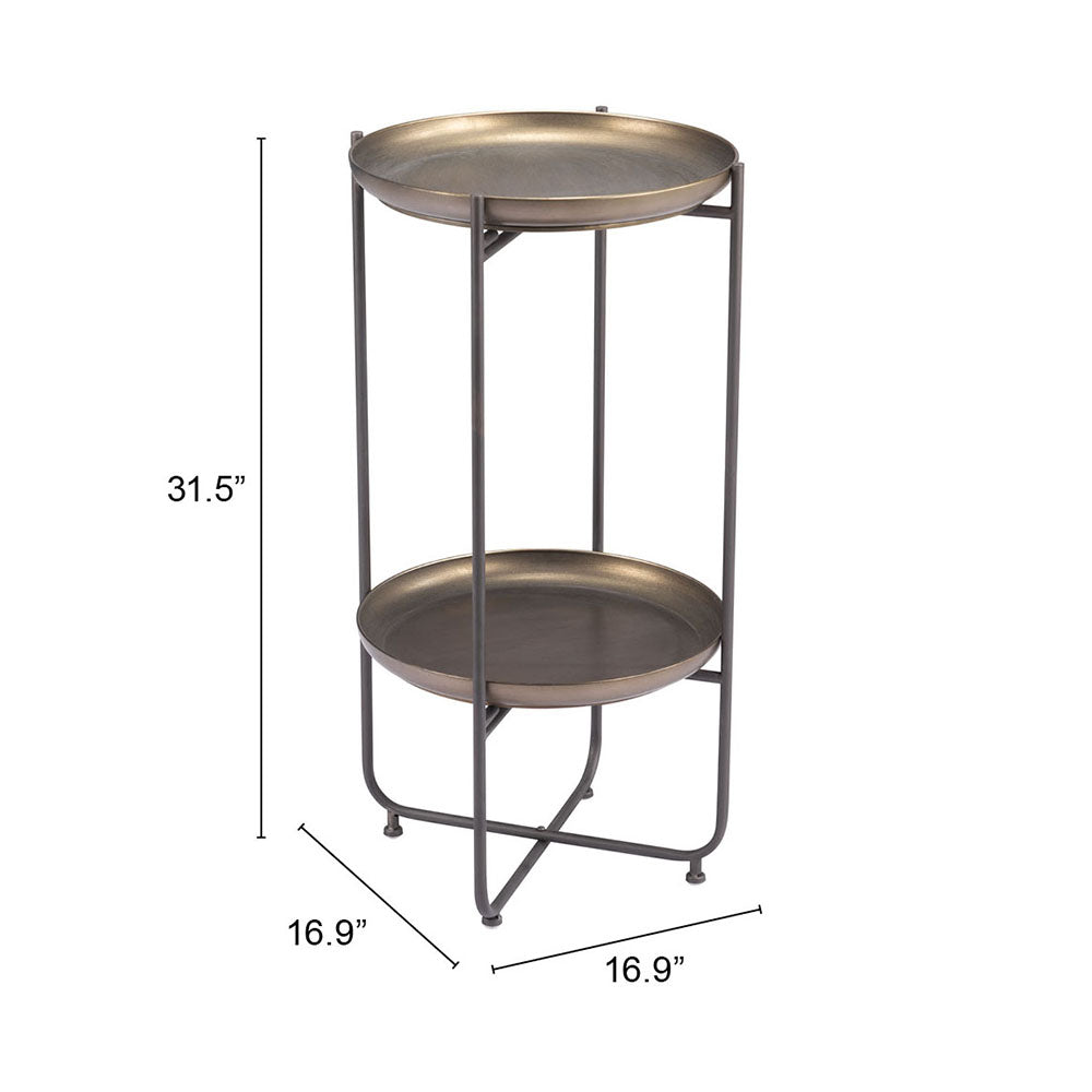 BRONSON ACCENT TABLE BRONZE