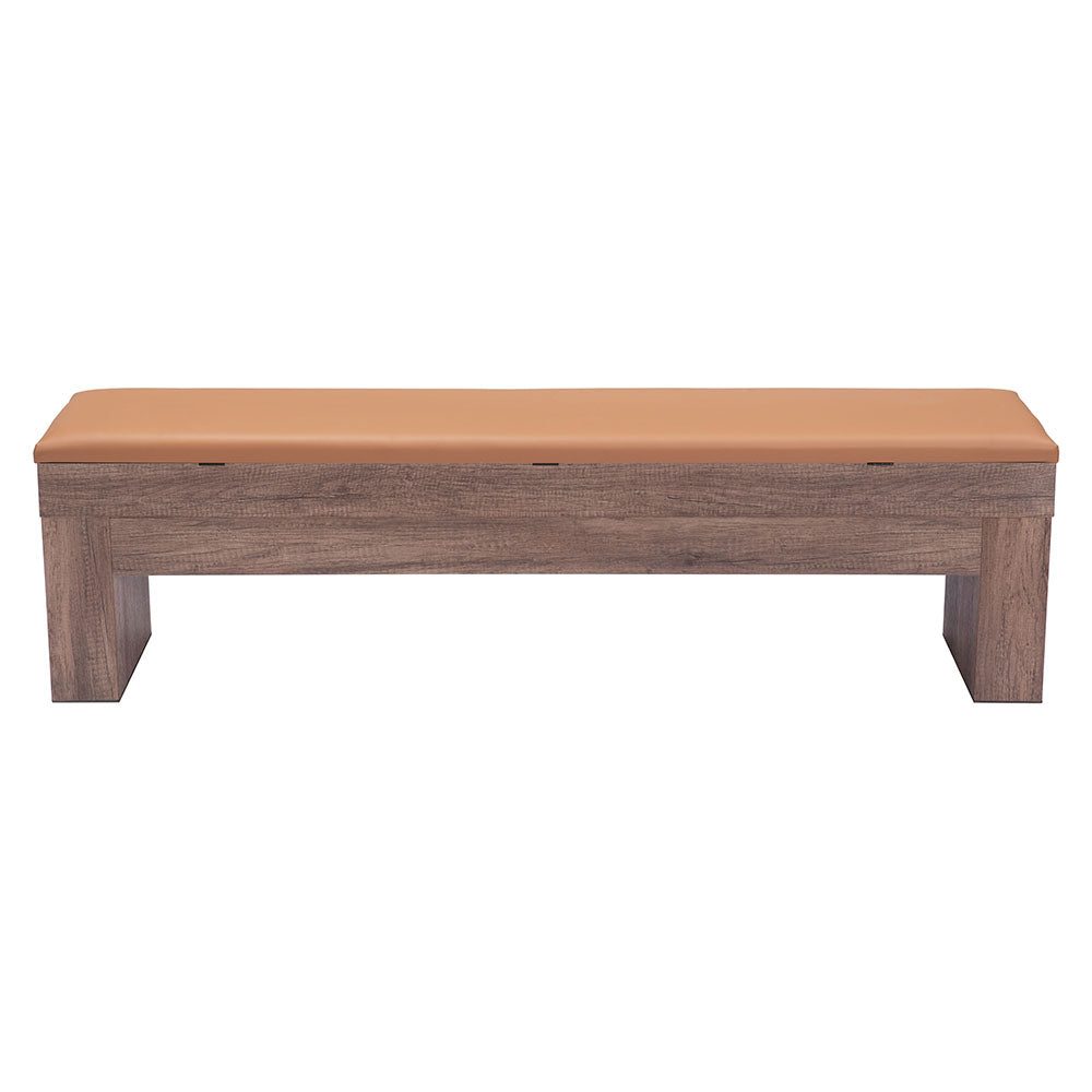 BONKER STORAGE BENCH BROWN