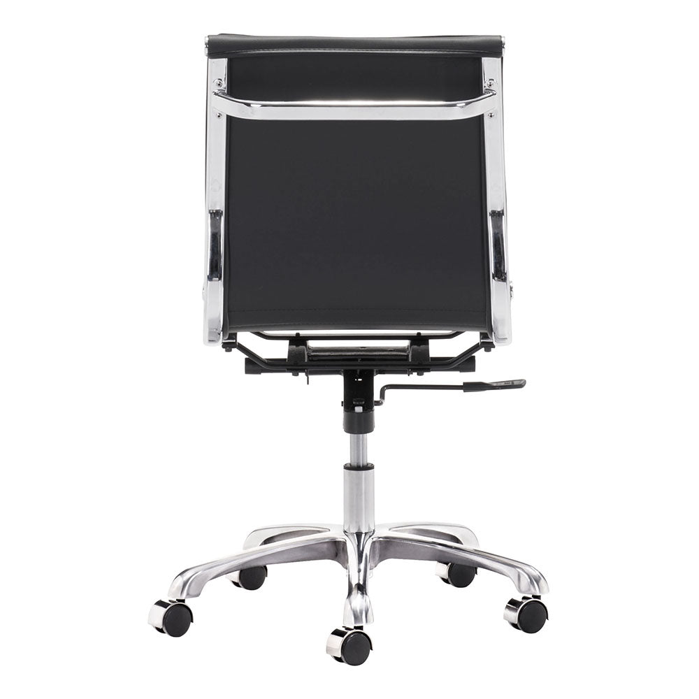 LIDER PLUS ARMLESS OFFICE CHAIR BLACK