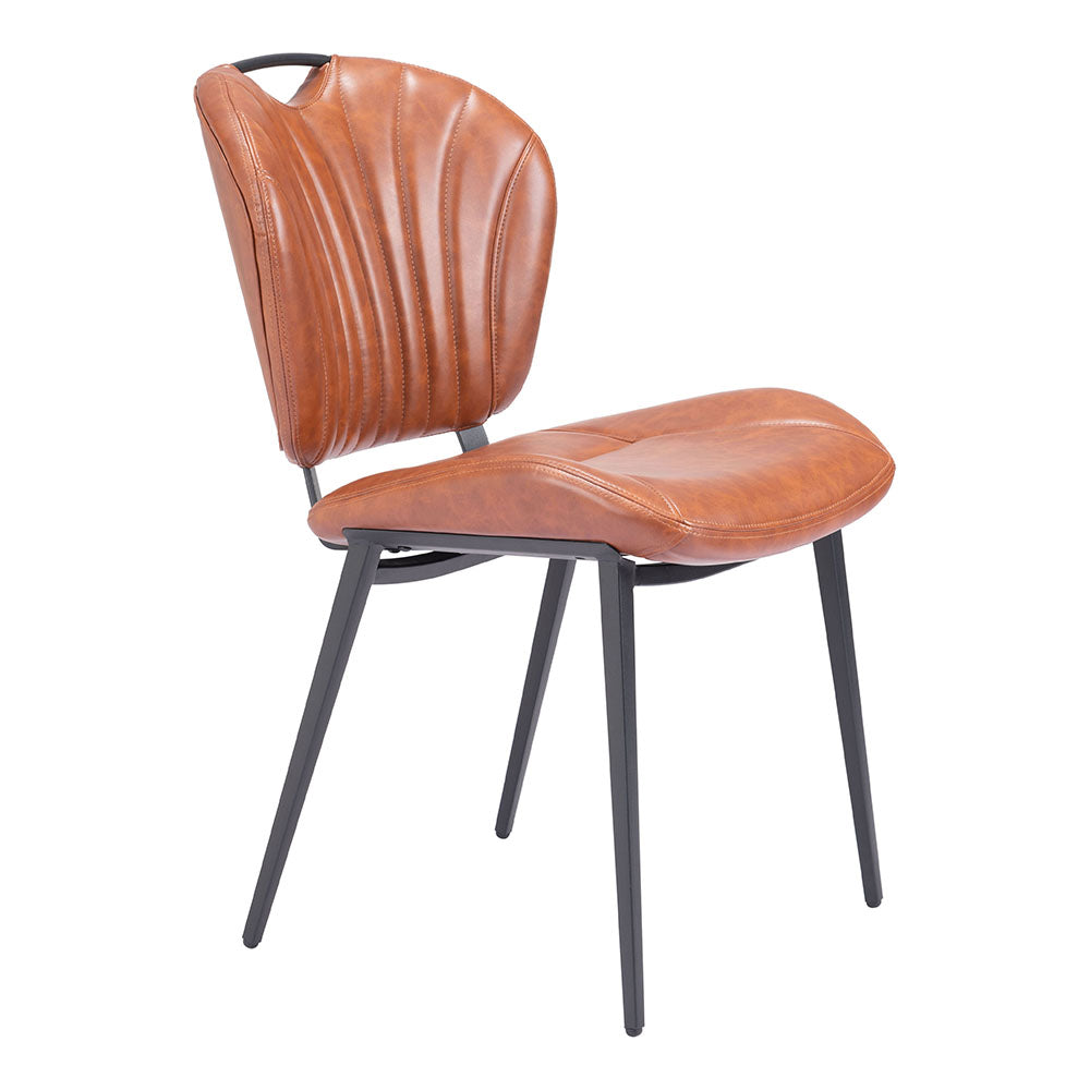 TERRENCE DINING CHAIR VINTAGE BROWN