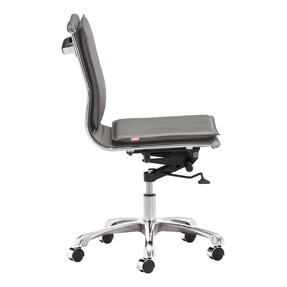 LIDER PLUS ARMLESS OFFICE CHAIR GRAY