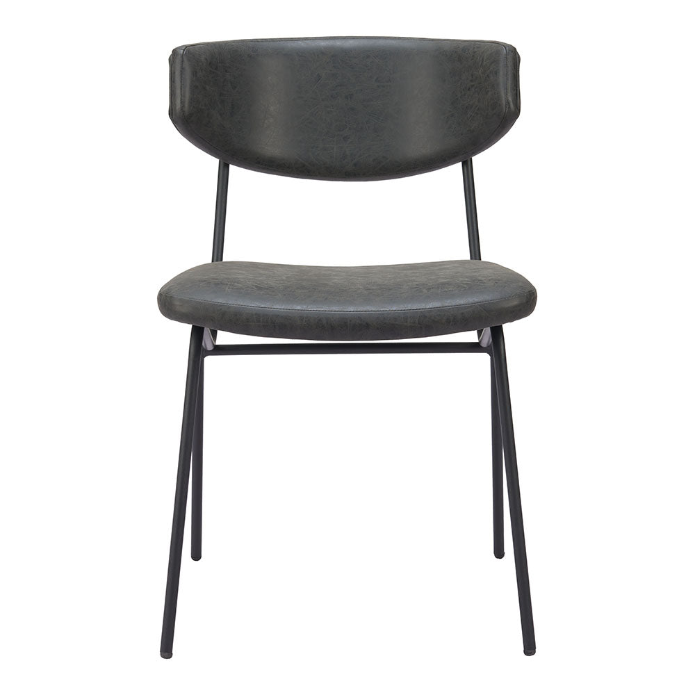 CHARON DINING CHAIR VINTAGE BLACK