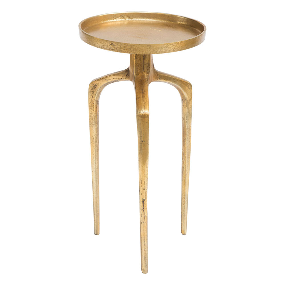 COMO ACCENT TABLE SET ANTIQUE GOLD