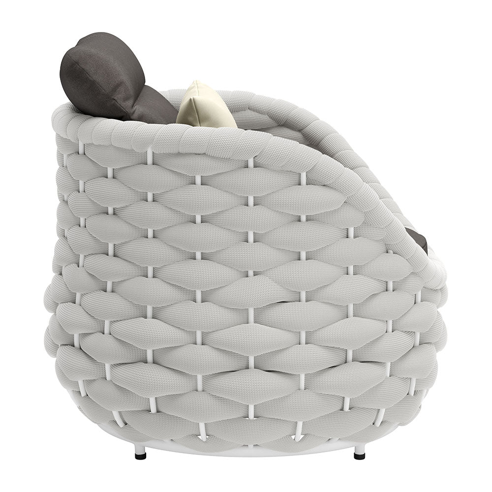 CORAL REEF ACCENT CHAIR GRAY