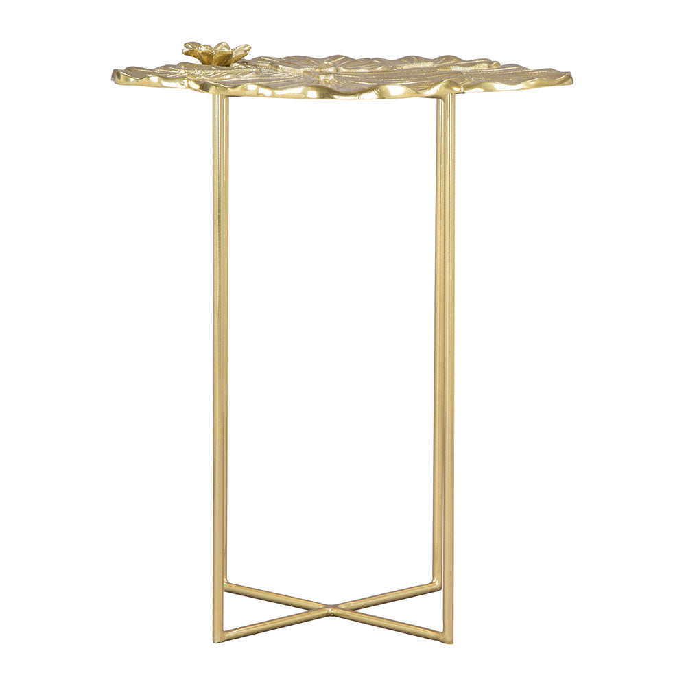 LOTUS SIDE TABLE GOLD