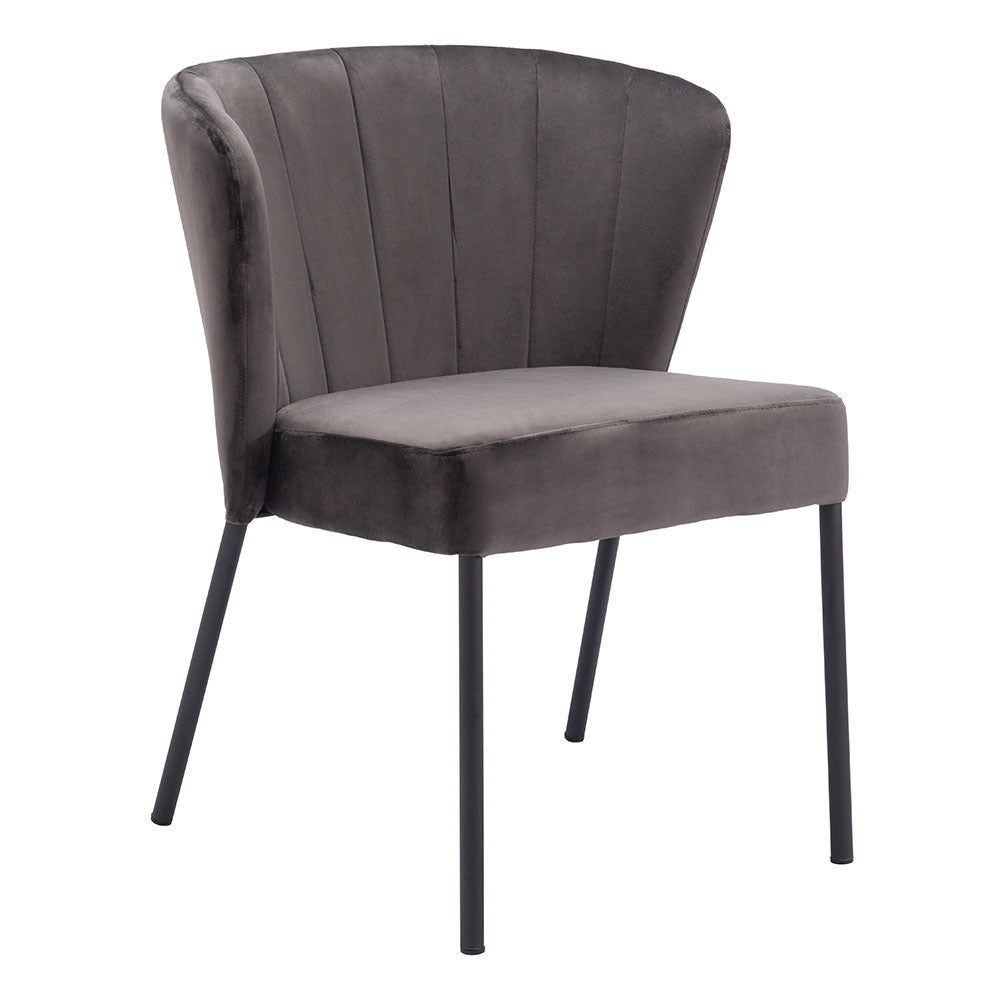 AIMEE DINING CHAIR GRAY