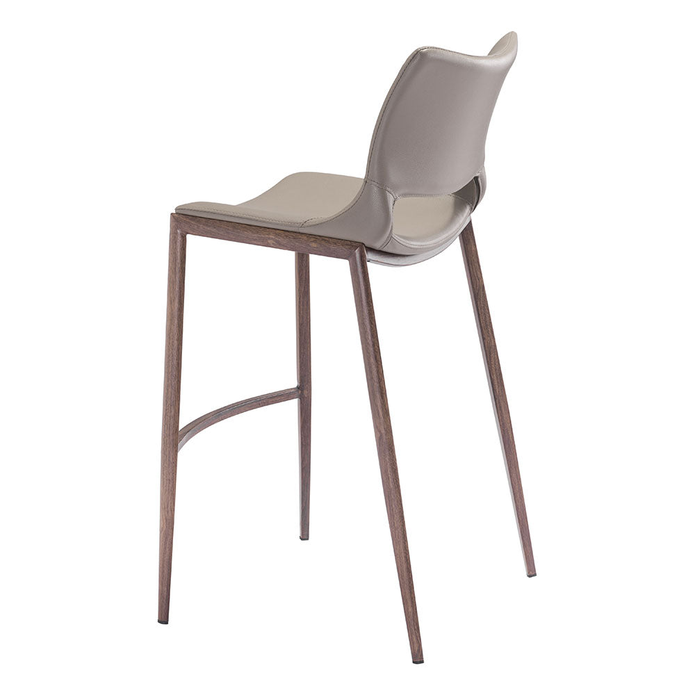 ACE BARSTOOL BROWN & WALNUT
