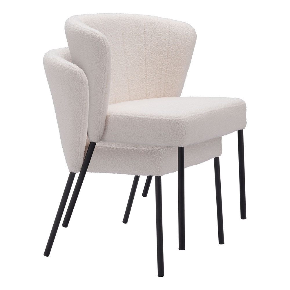 AIMEE DINING CHAIR CREAM