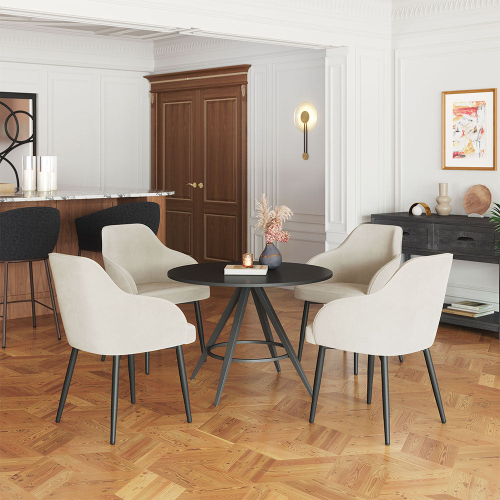 DINOS DINING TABLE BLACK