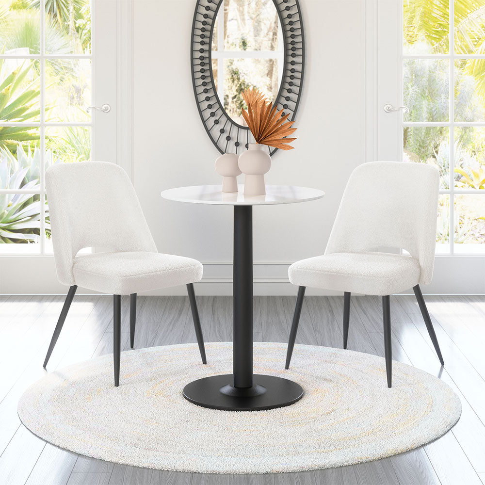 TEDDY DINING CHAIR IVORY