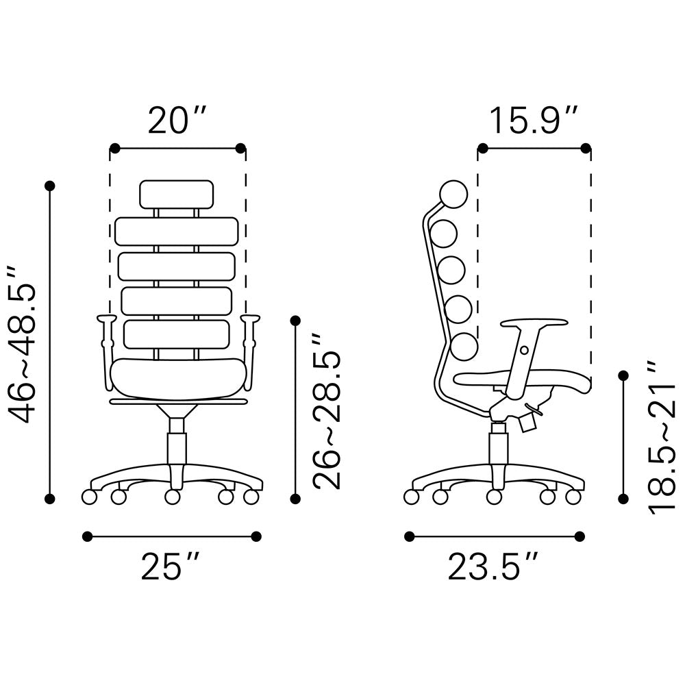 UNICO OFFICE CHAIR WHITE