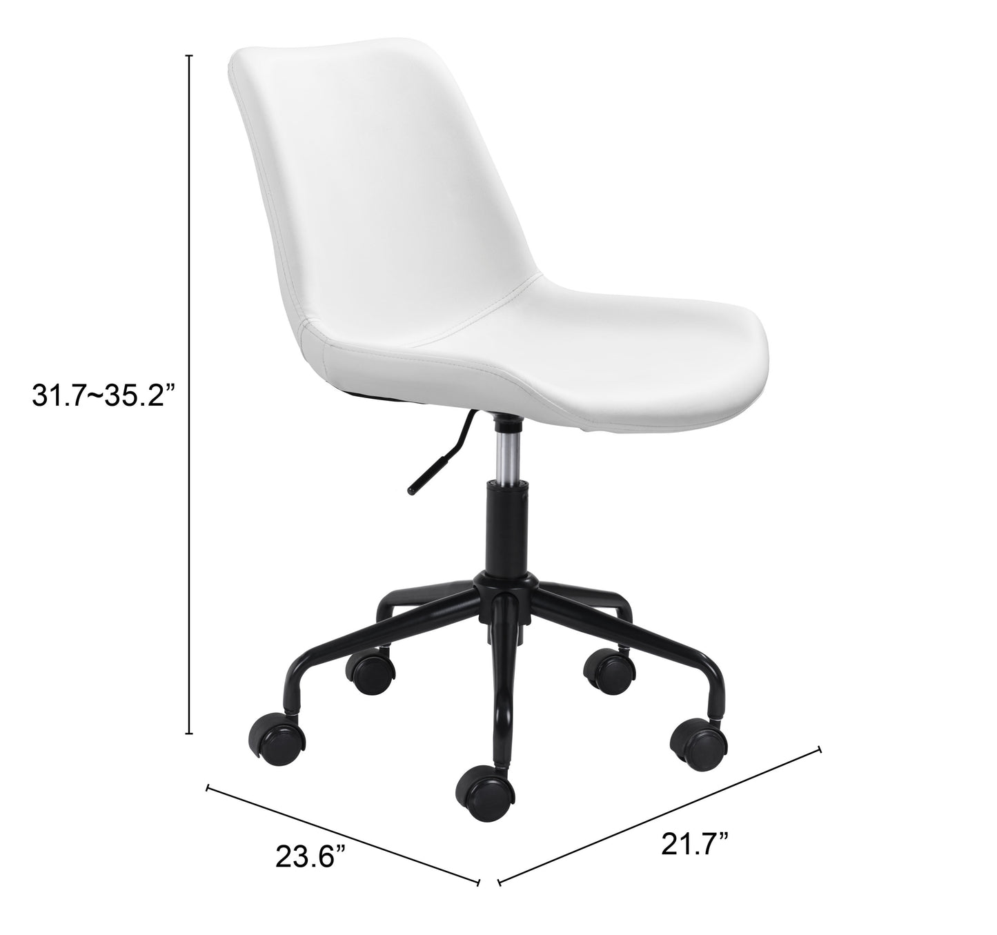 BYRON OFFICE CHAIR WHITE