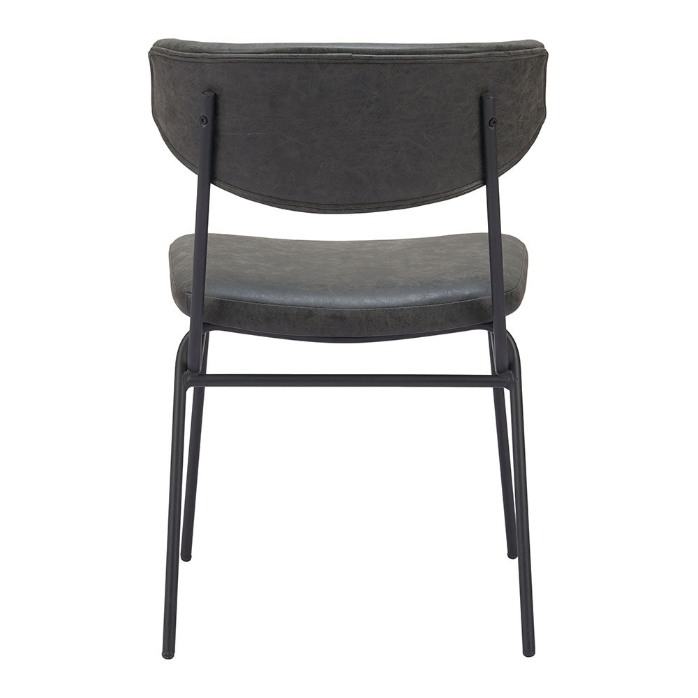 CHARON DINING CHAIR VINTAGE BLACK