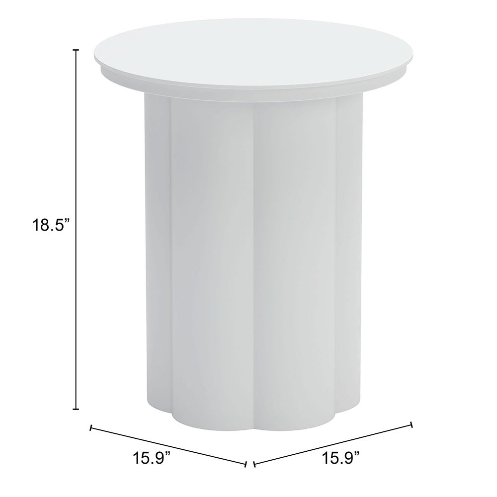 KOGUR SIDE TABLE WHITE