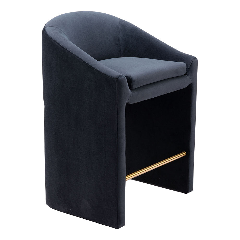EMAS COUNTER STOOL MIDNIGHT GRAY