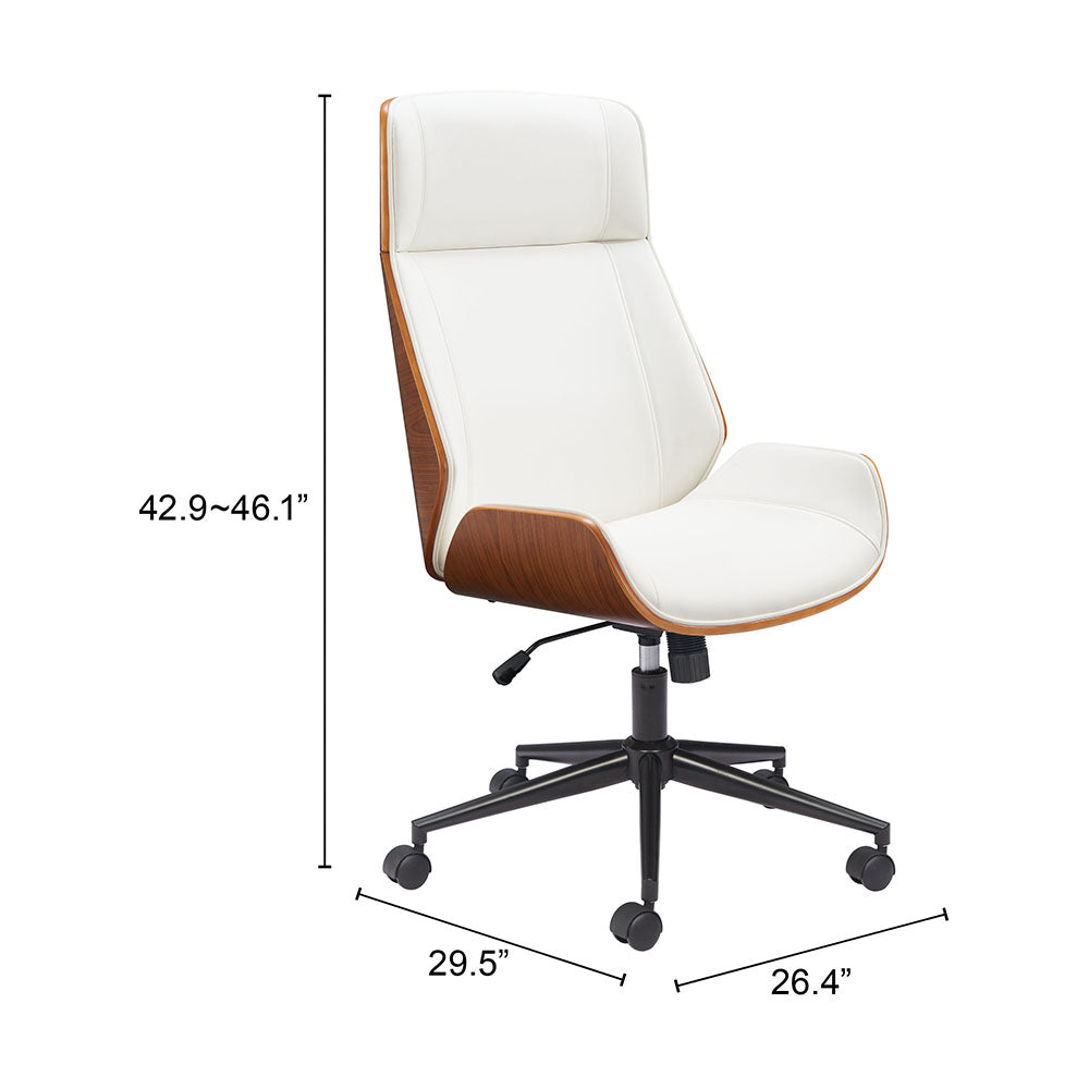 FLEX HIGH BACK OFFICE CHAIR WHITE