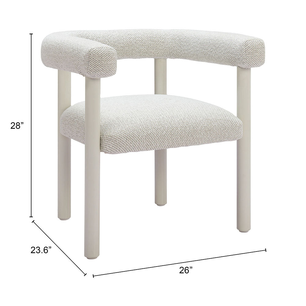 SUNBATH DINING CHAIR WHITE
