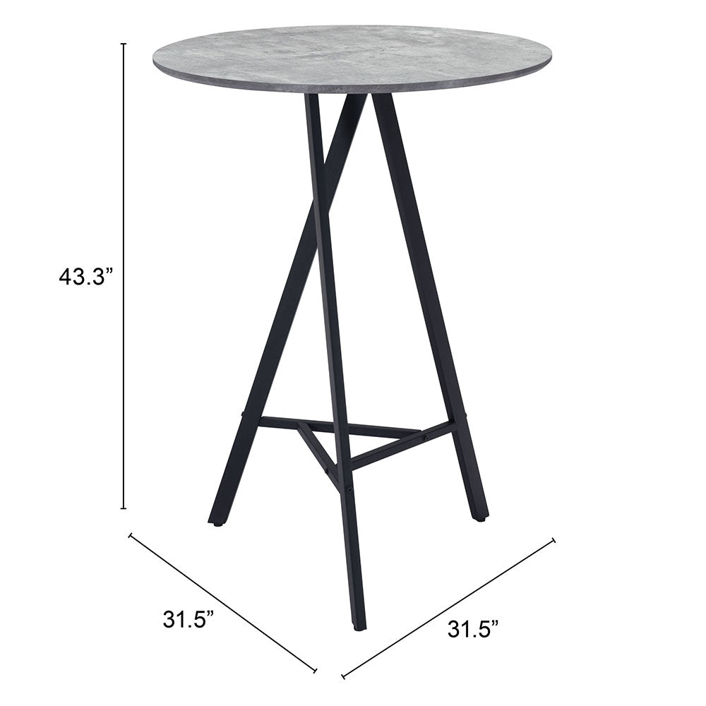 METZ BAR TABLE GRAY