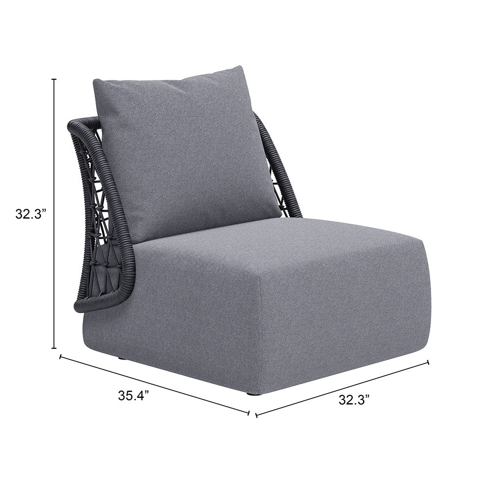 Mekan Accent Chair Gray