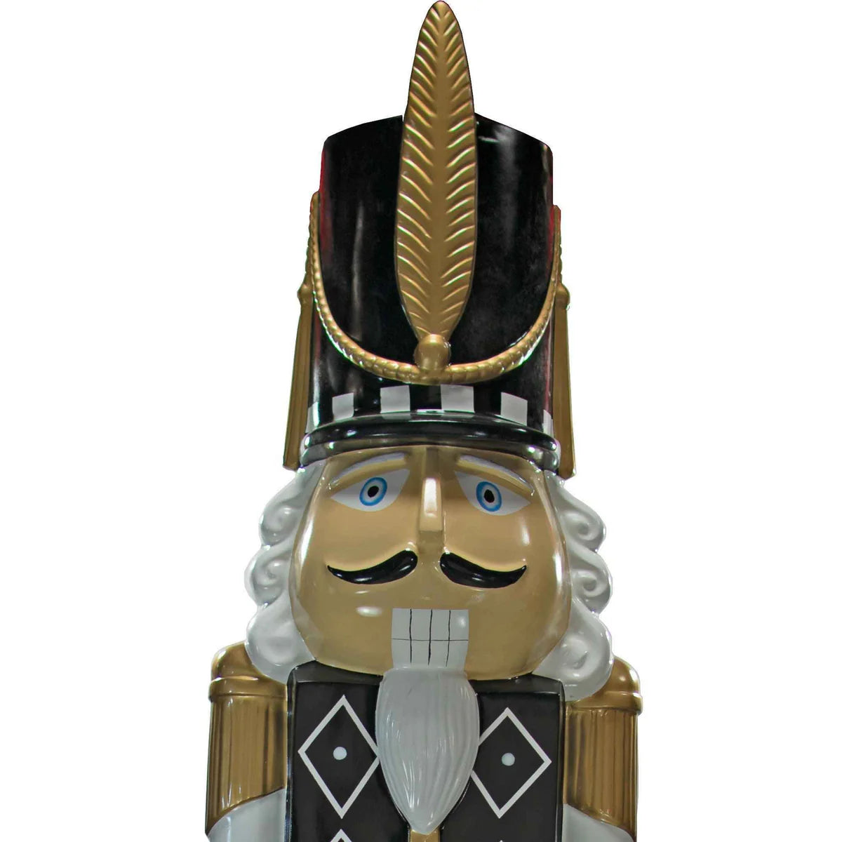 12FT BLACK & WHITE CHECKERED NUTCRACKERS