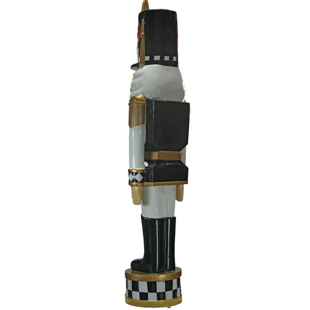 12FT BLACK & WHITE CHECKERED NUTCRACKERS
