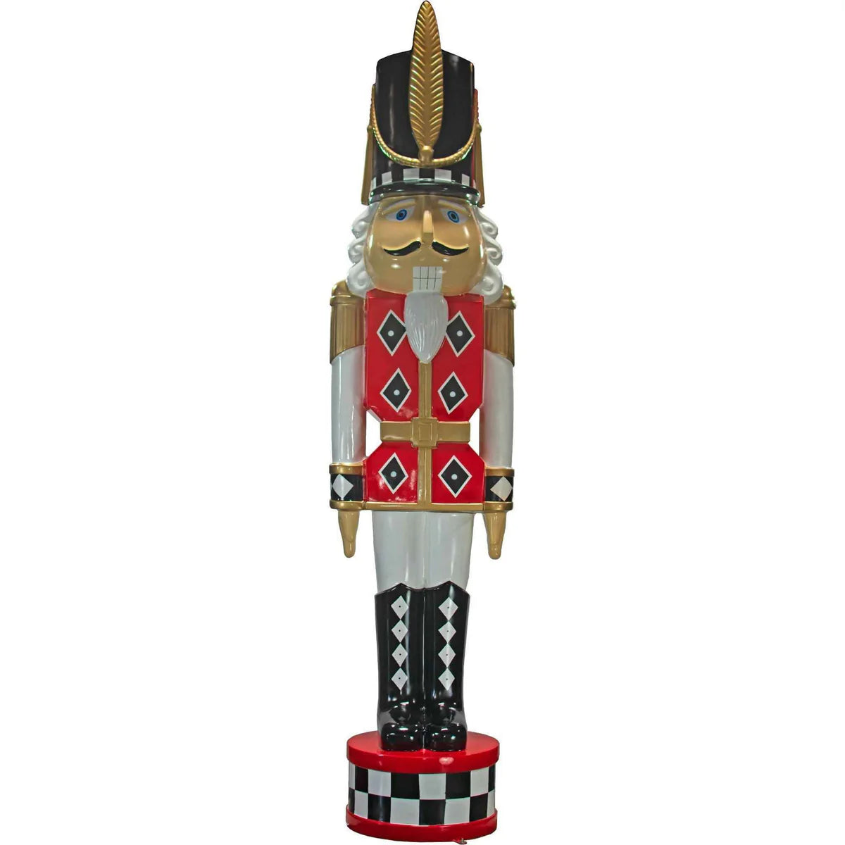 12FT RED & BLACK CHECKERED NUTCRACKERS