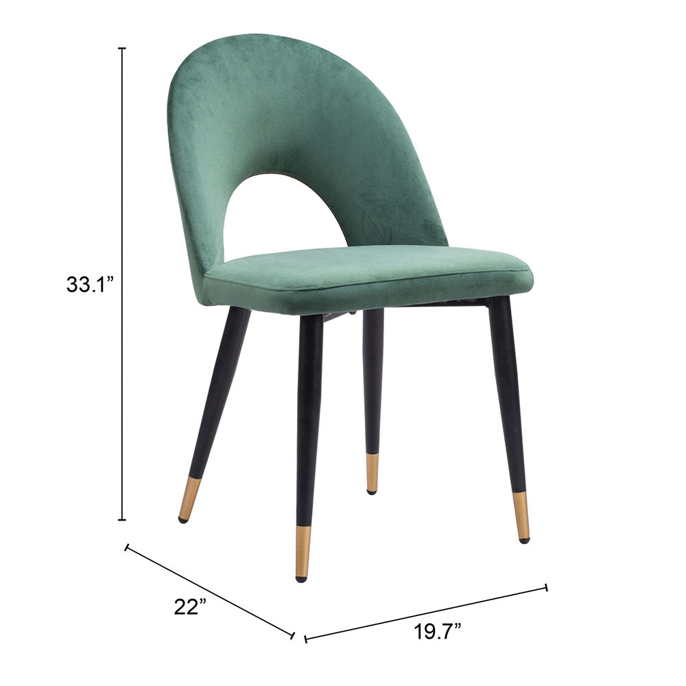 MENLO DINING CHAIR GREEN