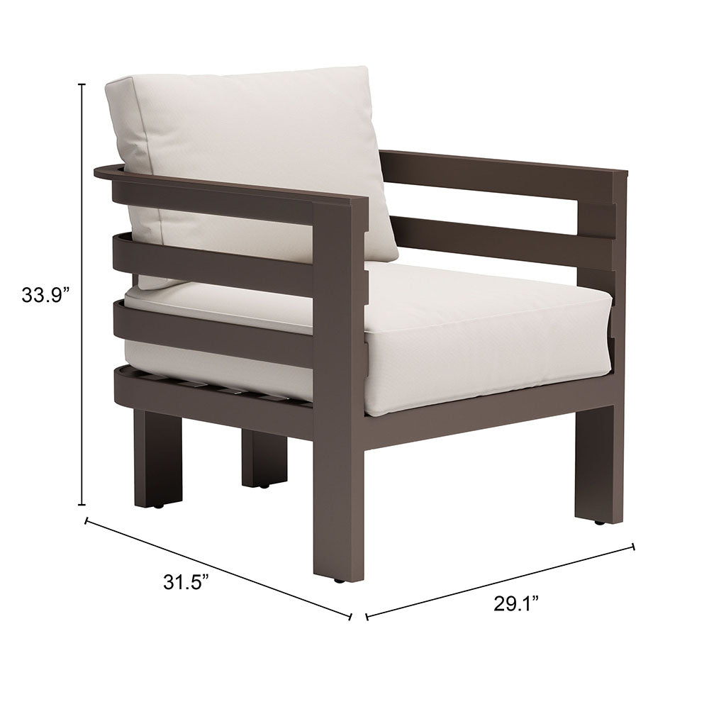 Bal Harbor Armchair White