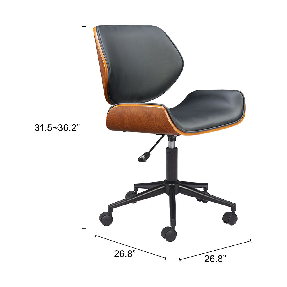 FLEX LOW BACK OFFICE CHAIR BLACK