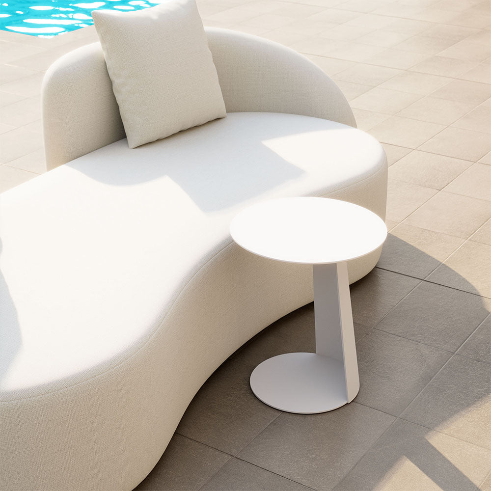 SUNNY ISLES SIDE TABLE WHITE