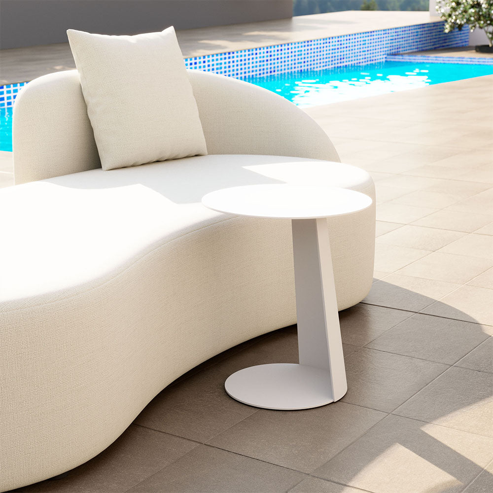 SUNNY ISLES SIDE TABLE WHITE