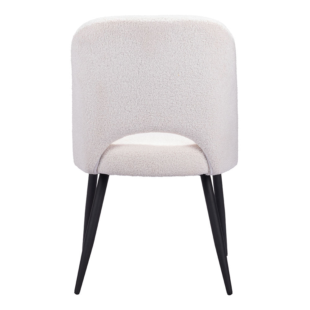 TEDDY DINING CHAIR IVORY