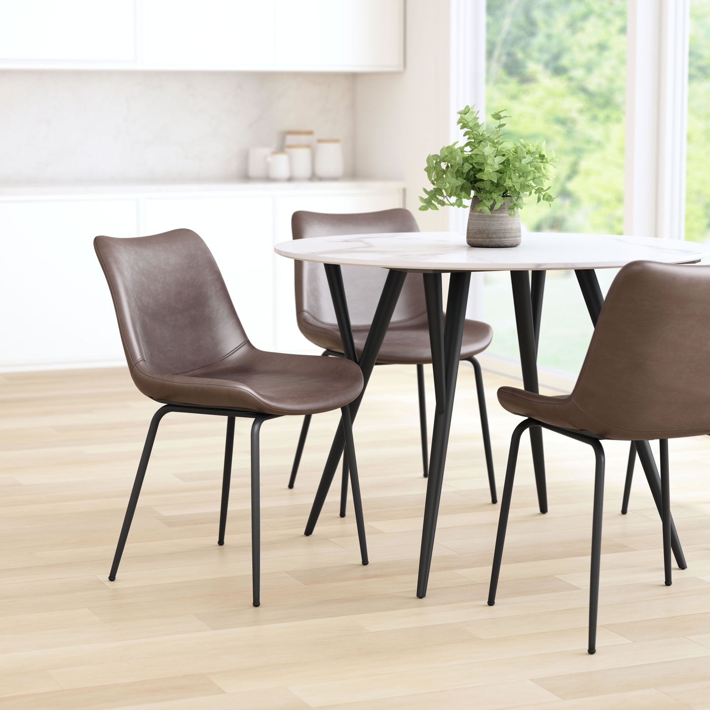 BYRON DINING CHAIR BROWN