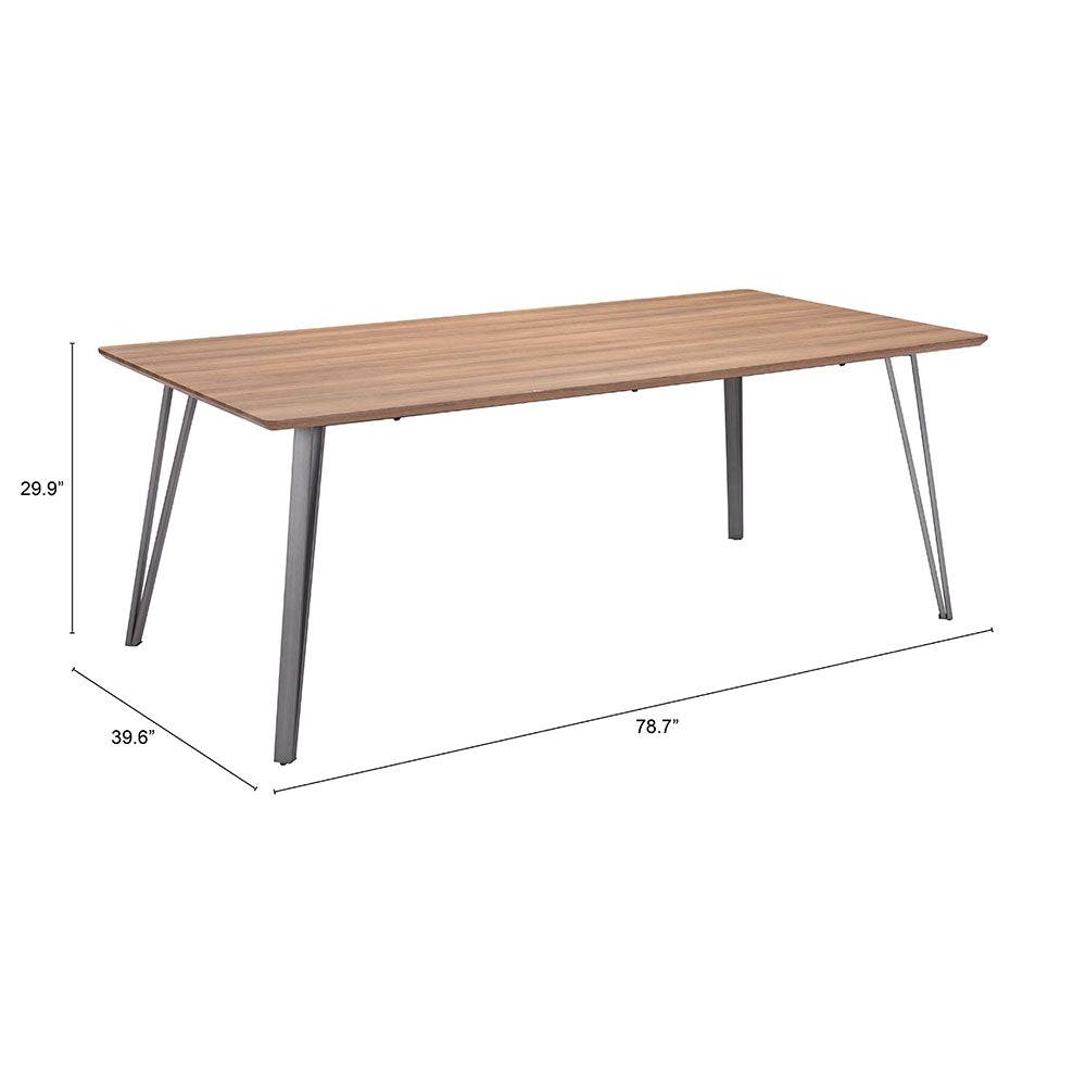 PERPIGNAN DINING TABLE BROWN