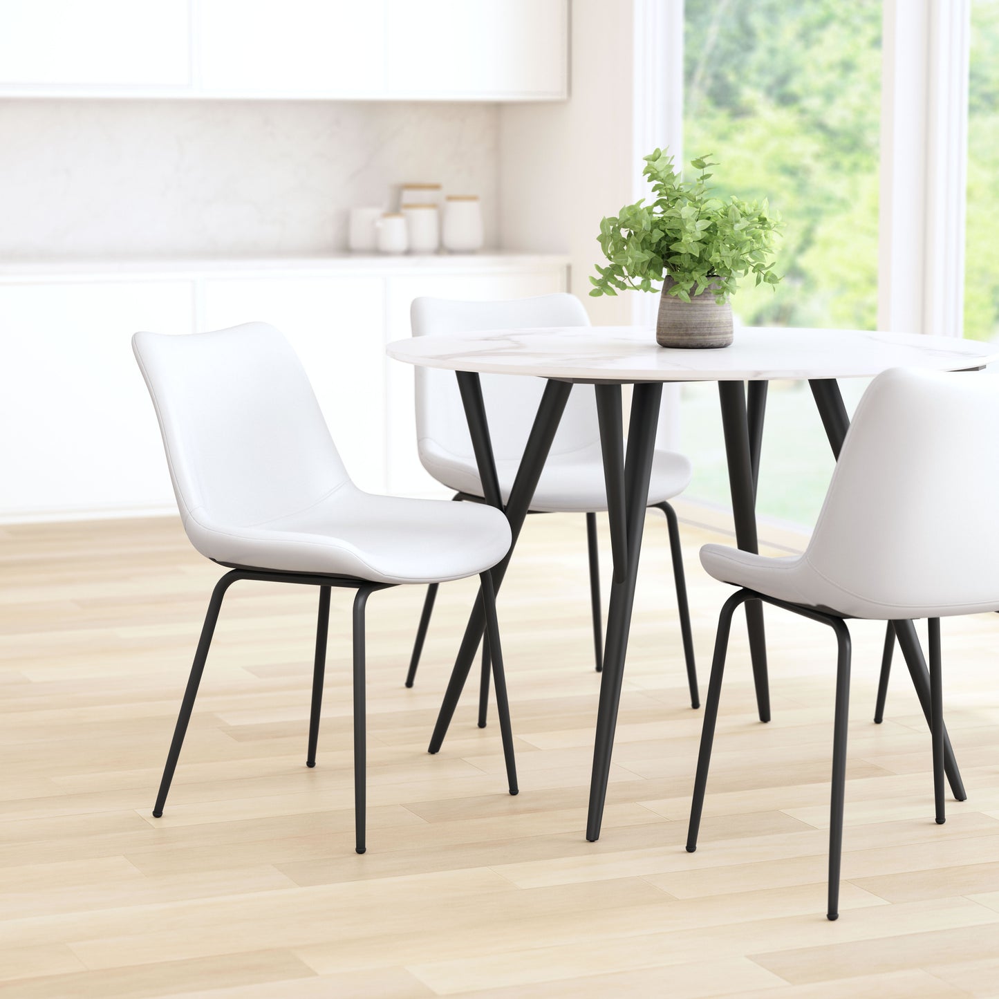 BYRON DINING CHAIR WHITE