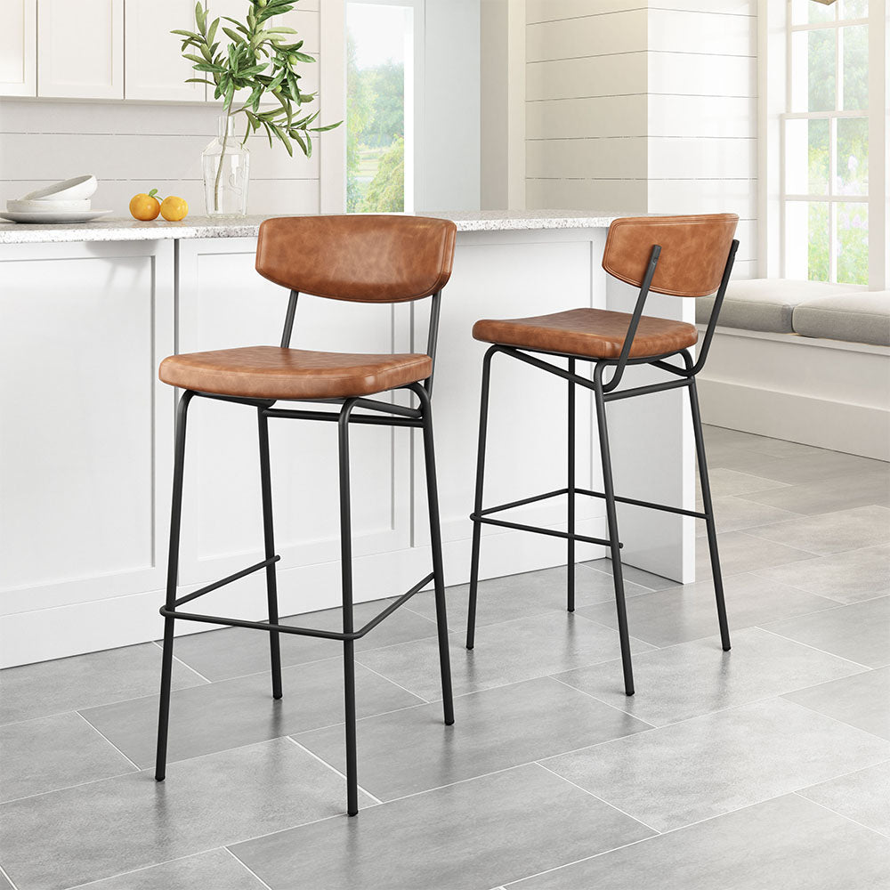 CHARON BARSTOOL VINTAGE BROWN