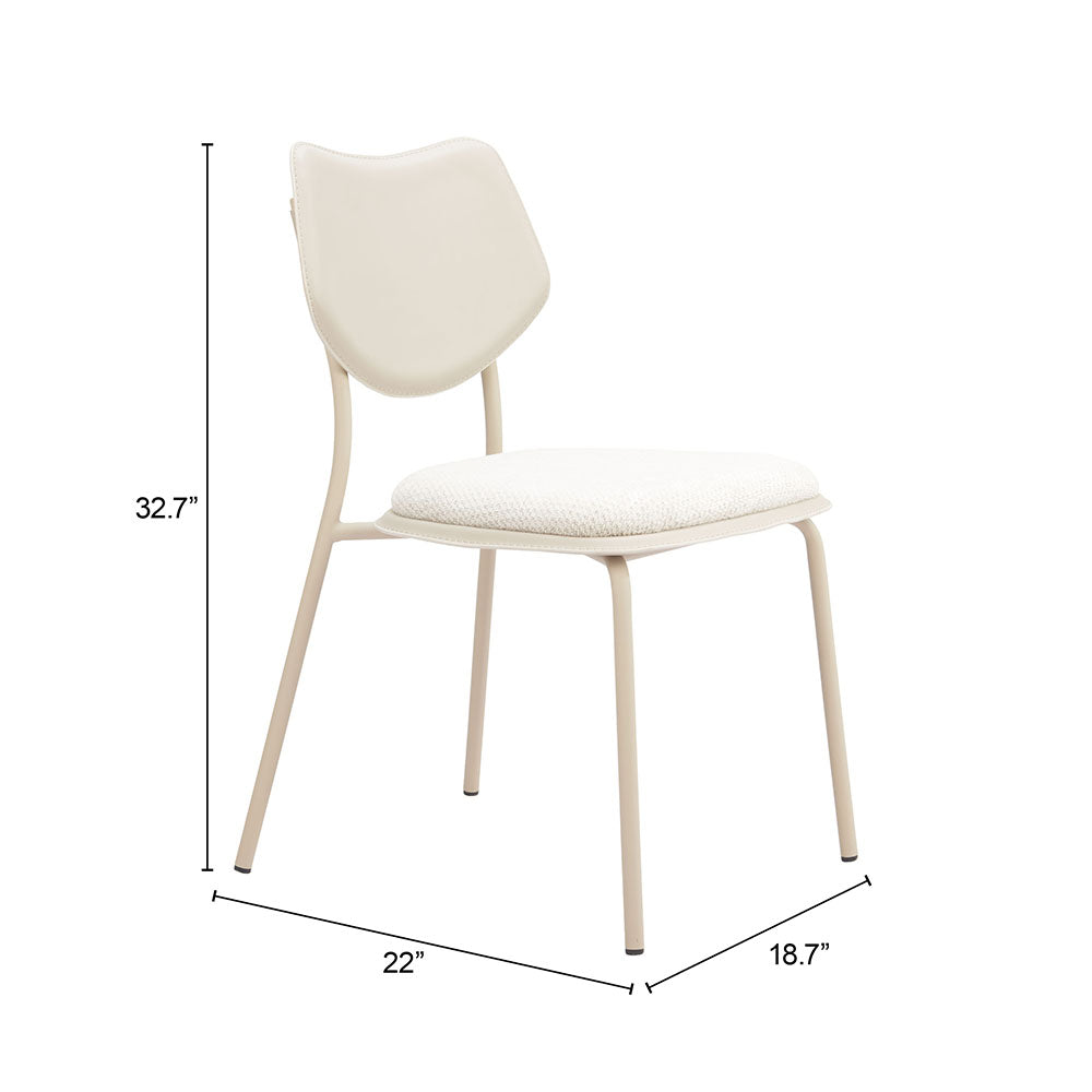 ZEAL DINING CHAIR LIGHT GRAY