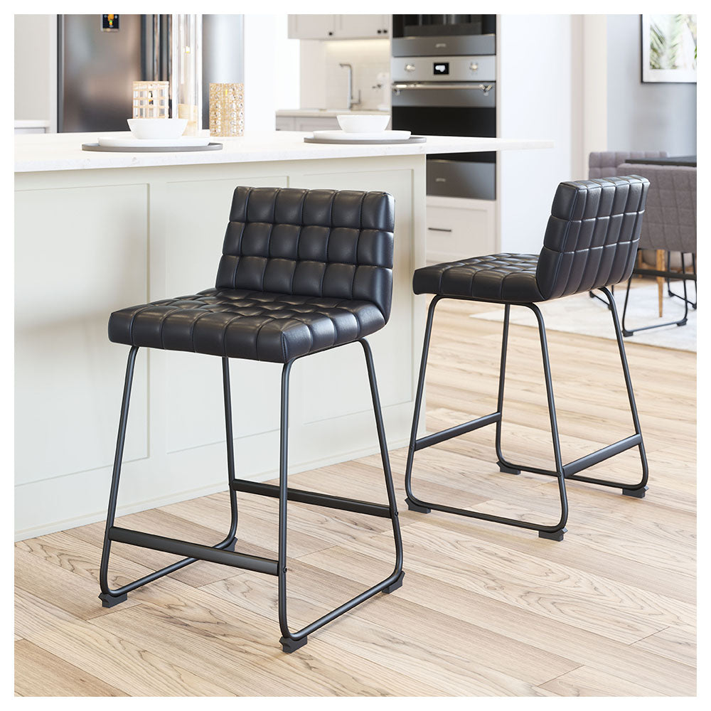PAGO COUNTER STOOL BLACK