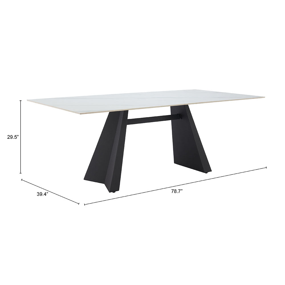 INKY DINING TABLE WHITE