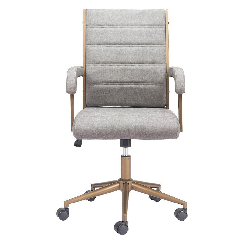 AUCTION OFFICE CHAIR GRAY