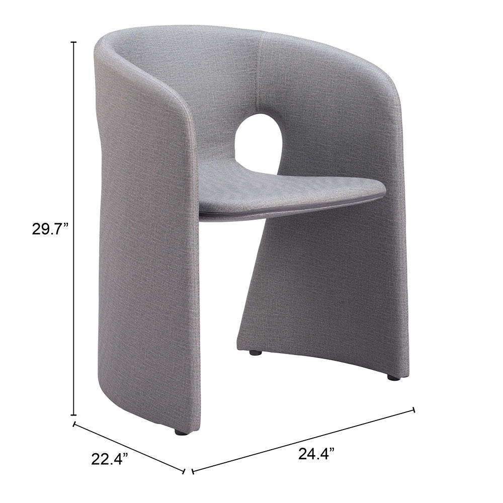 ROSYTH DINING CHAIR SLATE GRAY