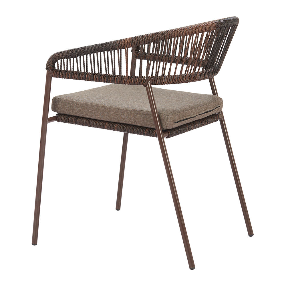 SKYE DINING CHAIR BROWN