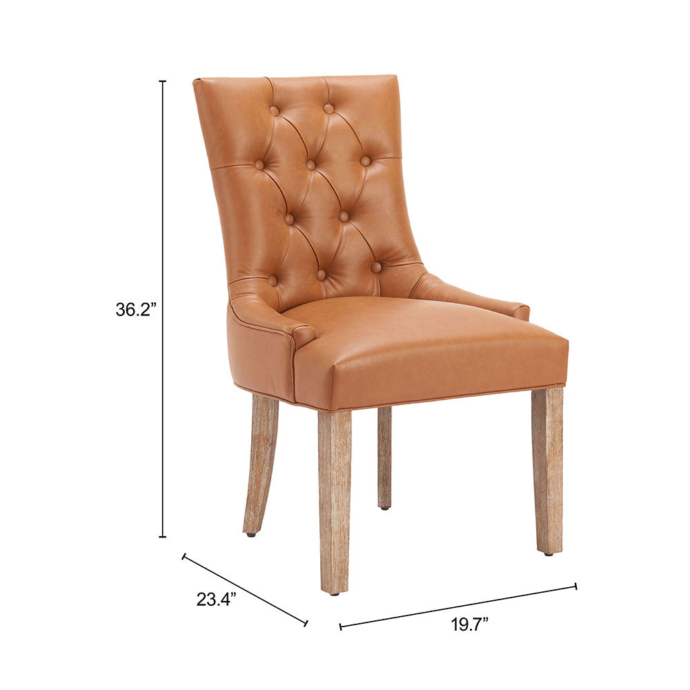 NUBY DINING CHAIR BROWN