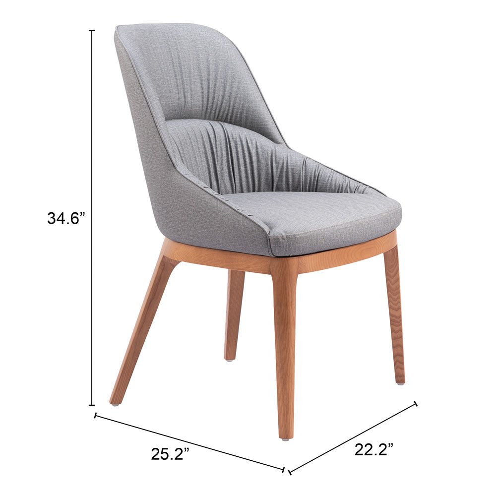 AYR DINING CHAIR SLATE GRAY