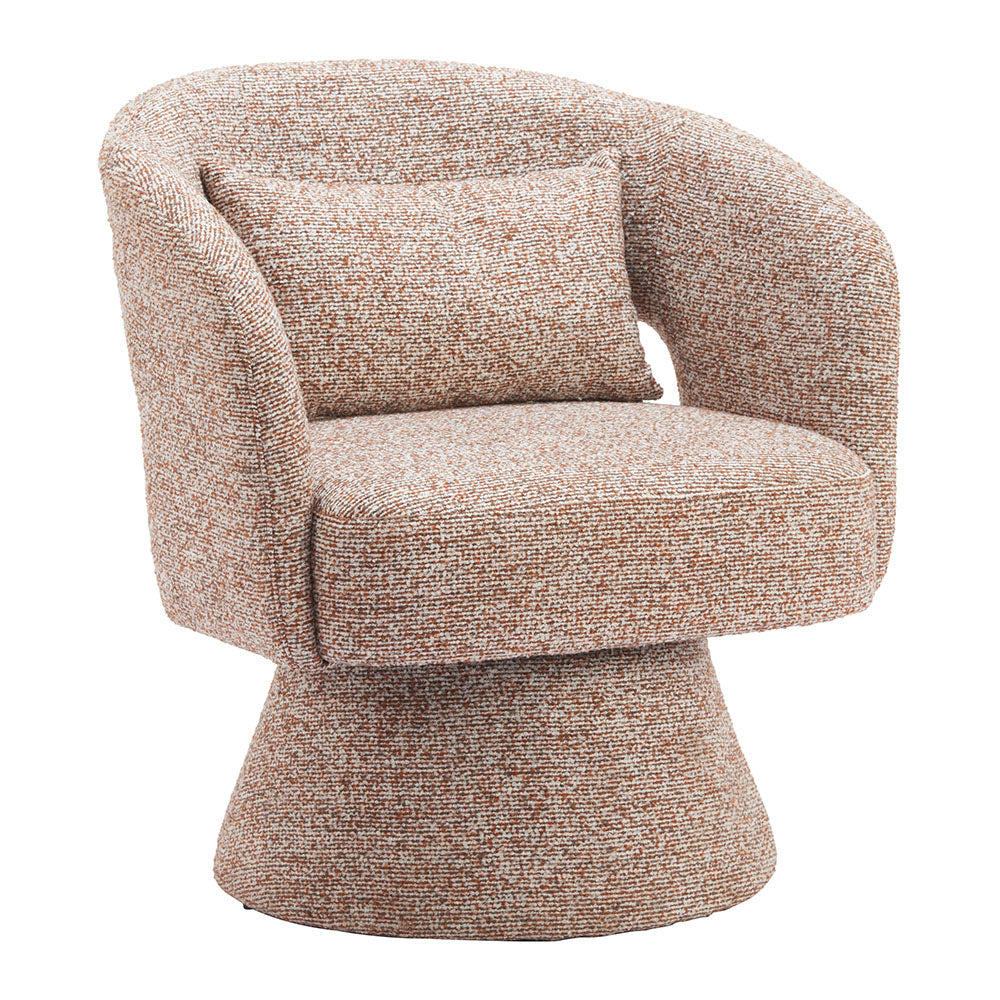 LIVA SWIVEL CHAIR FROSTY BROWN
