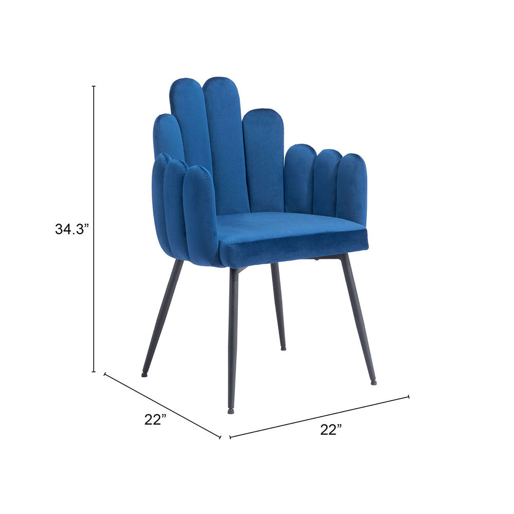NOOSA DINING CHAIR NAVY BLUE