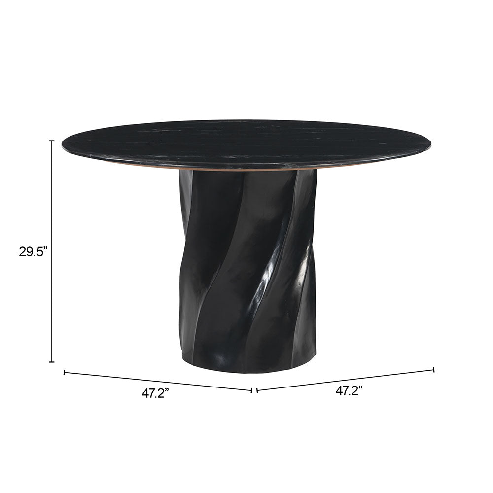 KURO DINING TABLE BLACK