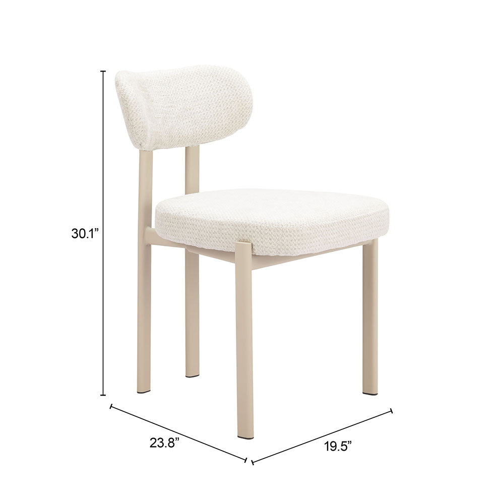 AUREA DINING CHAIR LIGHT GRAY