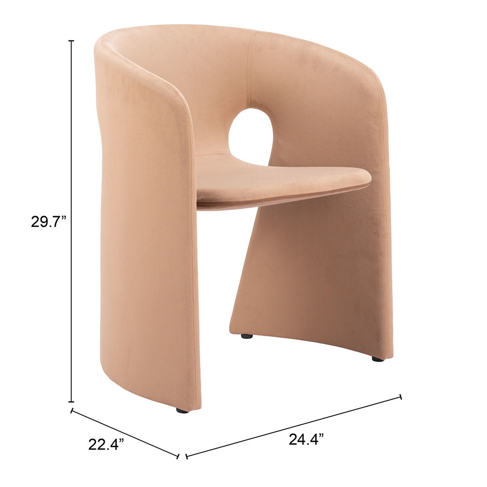 ROSYTH DINING CHAIR TAN